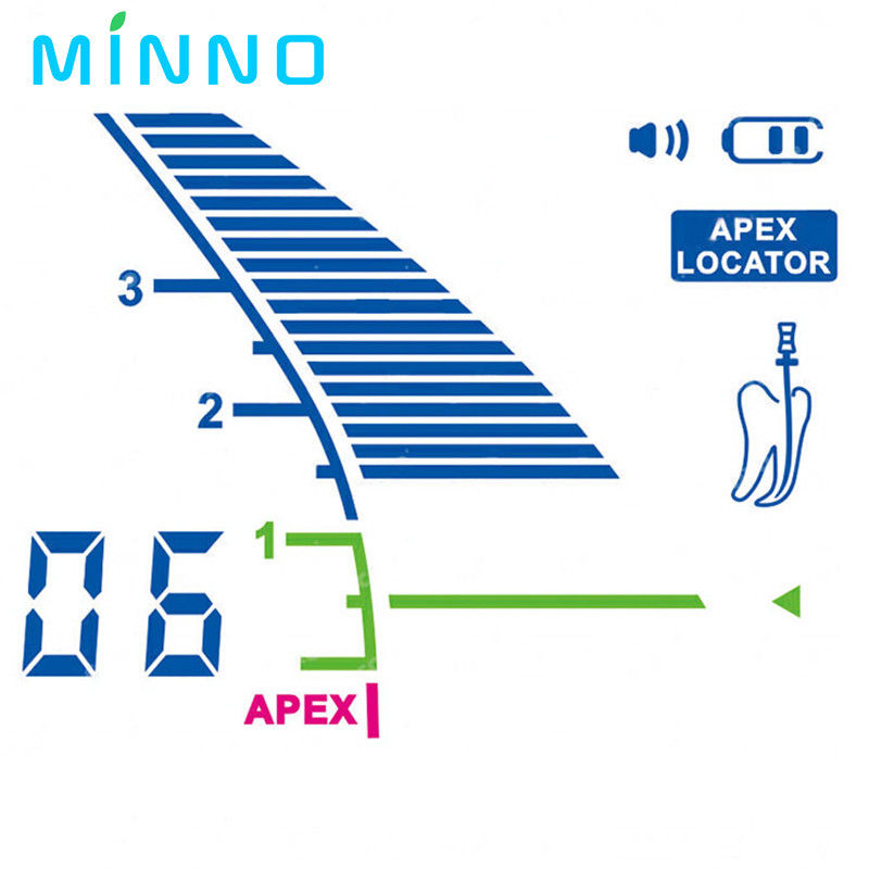 Localizador de ápice dental endodóntico de COXO 7.4V 1000mAh C Localizador de ápice de la raíz