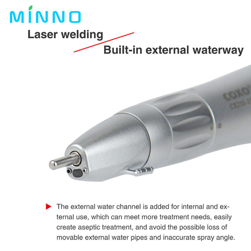 Dental de baja velocidad de la pieza de mano Exterior de agua de rocío de tipo E conexión universal de aire Motor Micromotor 2/4 agujeros herramientas de laboratorio equ