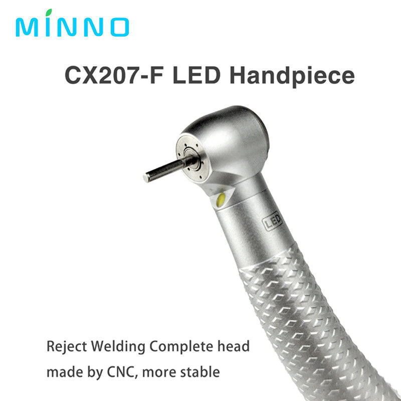 300000rpm Coxo de alta velocidad 4 agujeros LED de la mano dental con spray 3 Way