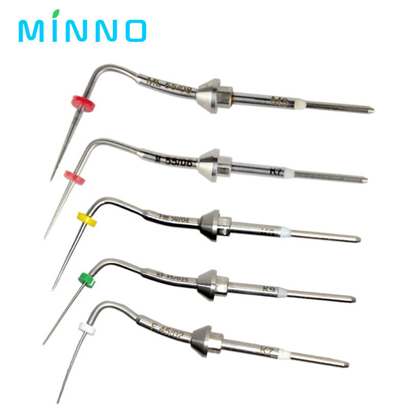 Accesorios dentales Percha Gutta Pluma / punta de pistola Agujas de enchufe calentado Sistema de obturación dental de endodoncia Accesorio Gutta Percha Enchufe térmico Obturador Enchufe cardíaco para dentista