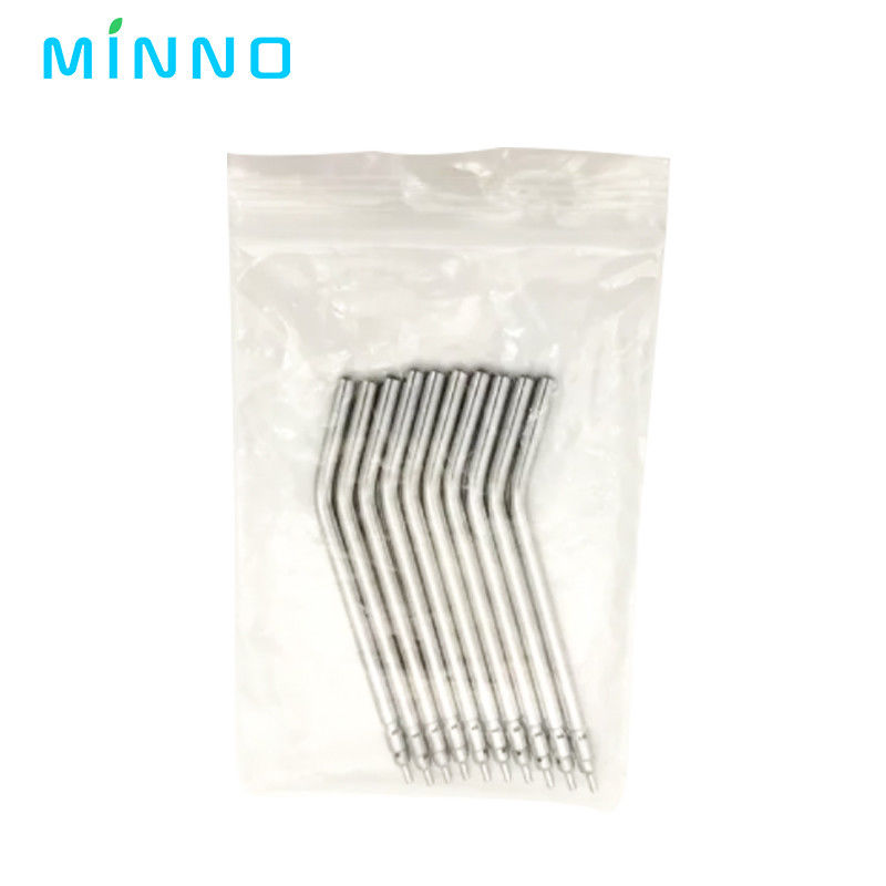 10pcs de acero inoxidable Dental Air Triple Seringa 3 Way Dental Aire Spray de agua jeringuillas de la jeringa de las boquillas