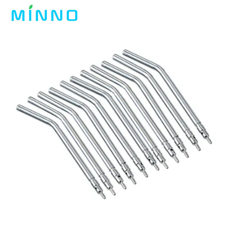 10pcs de acero inoxidable Dental Air Triple Seringa 3 Way Dental Aire Spray de agua jeringuillas de la jeringa de las boquillas
