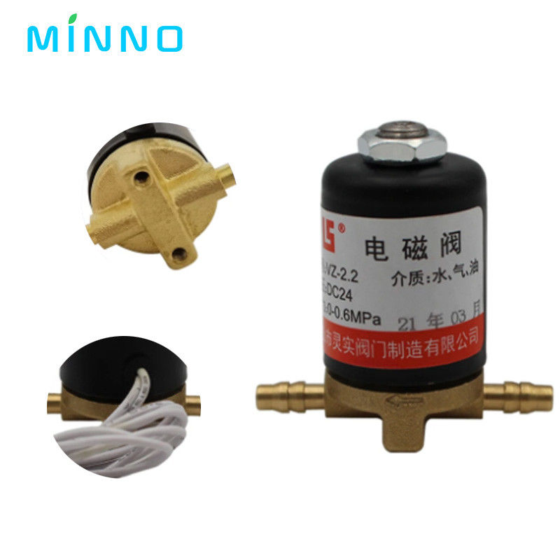 Unidad dental válvula de solenoide DC/AC 24V 0-0.6MPa Silla dental válvula electromagnética