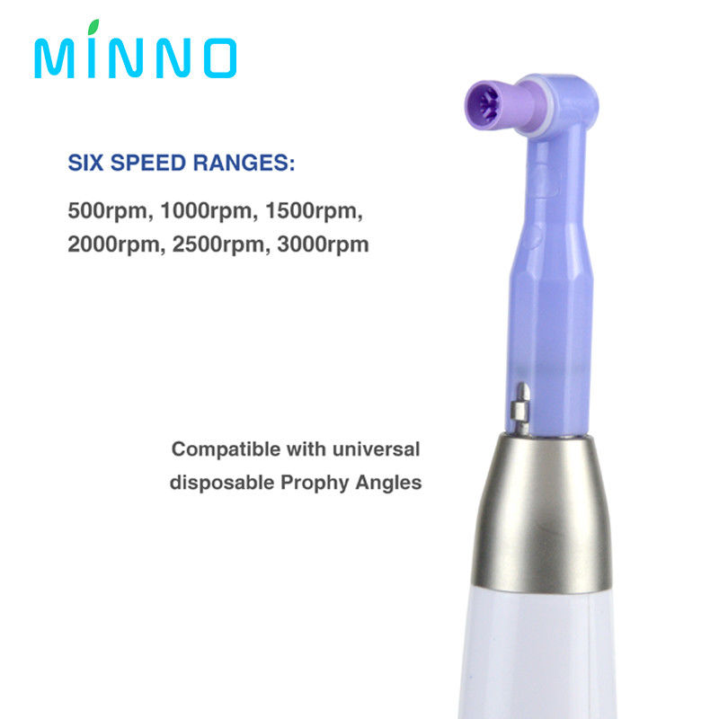 Máquina de pulido dental sin cables Motor eléctrico inalámbrico con ángulos de prophy Herramientas dentales