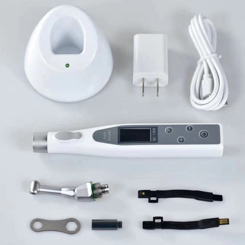 Motor Endo Dental inalámbrico con lámpara LED Endomotor 16:1 Ángulo de contra-reducción dental