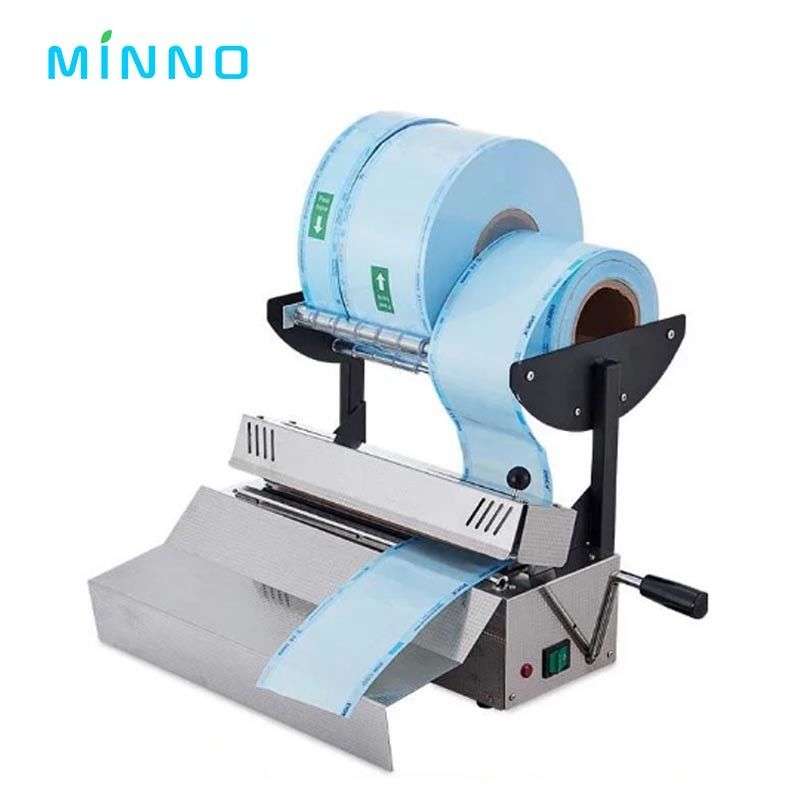 Máquina de sellado dental para la esterilización del paquete sellador médico Máquina de acero inoxidable de esterilización sellamiento de bolsas