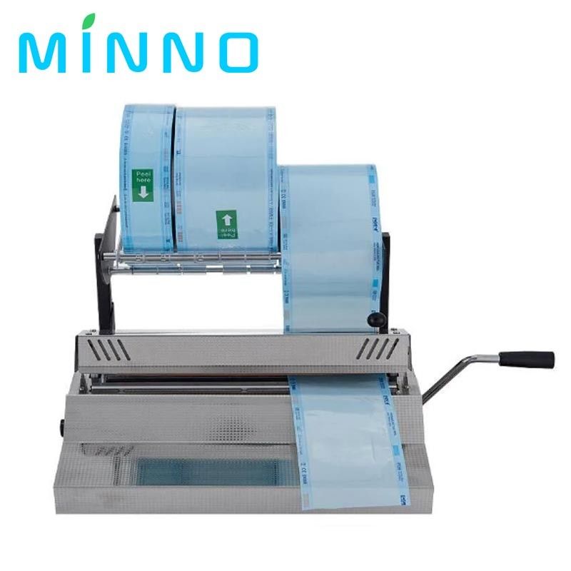 Máquina de sellado dental para la esterilización del paquete sellador médico Máquina de acero inoxidable de esterilización sellamiento de bolsas
