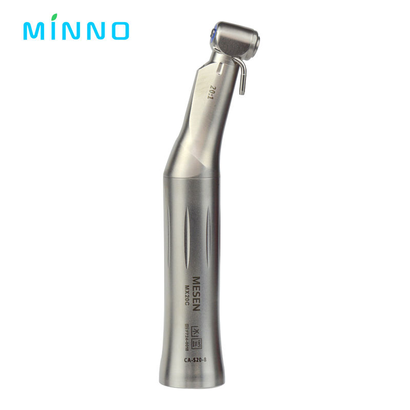 20/1 Implantes Motor Contra Ángulo Externo Spray de agua de baja velocidad Pieza de mano Sin perforación LED Herramienta dental