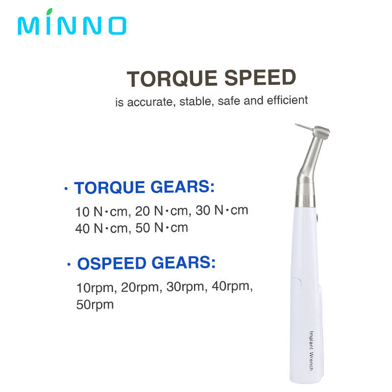 Llave dentario sin cordón de 360 ° giratorio Mini Torque de BetterWay Motor X para el implante endodóntico