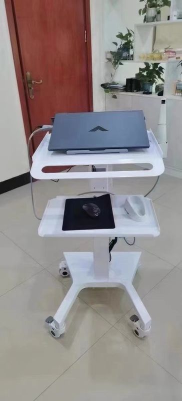Carruaje médico Equipo de laboratorio dental rueda silenciosa portador de escáner 3D oral host carro móvil con toma de freno Dentis