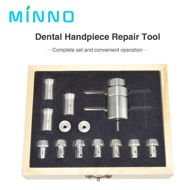 Herramienta de reparación de piezas de mano dentales Cartucho de piezas de mano dentales Herramientas de reparación de rodamientos Retirada e instalación Conjunto completo y operación conveniente
