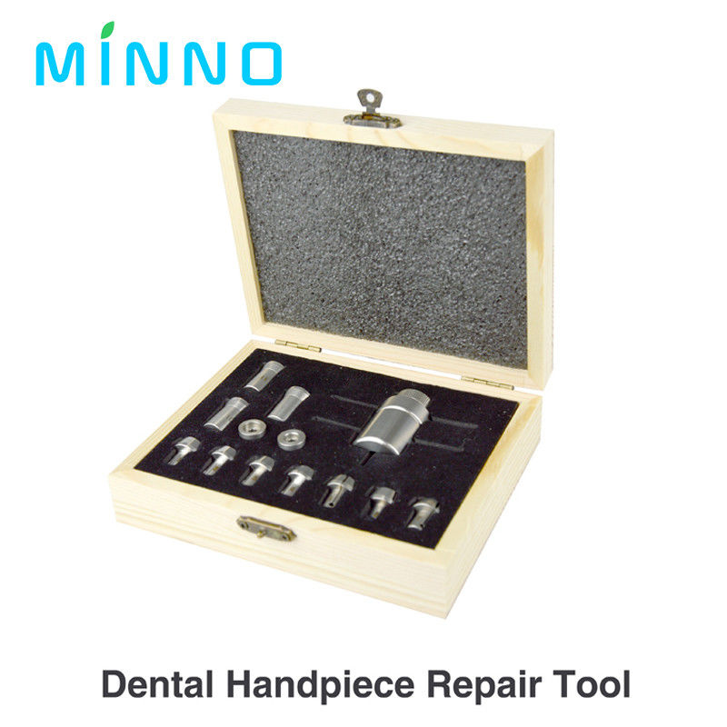 Herramienta de reparación de piezas de mano dentales Cartucho de piezas de mano dentales Herramientas de reparación de rodamientos Retirada e instalación Conjunto completo y operación conveniente
