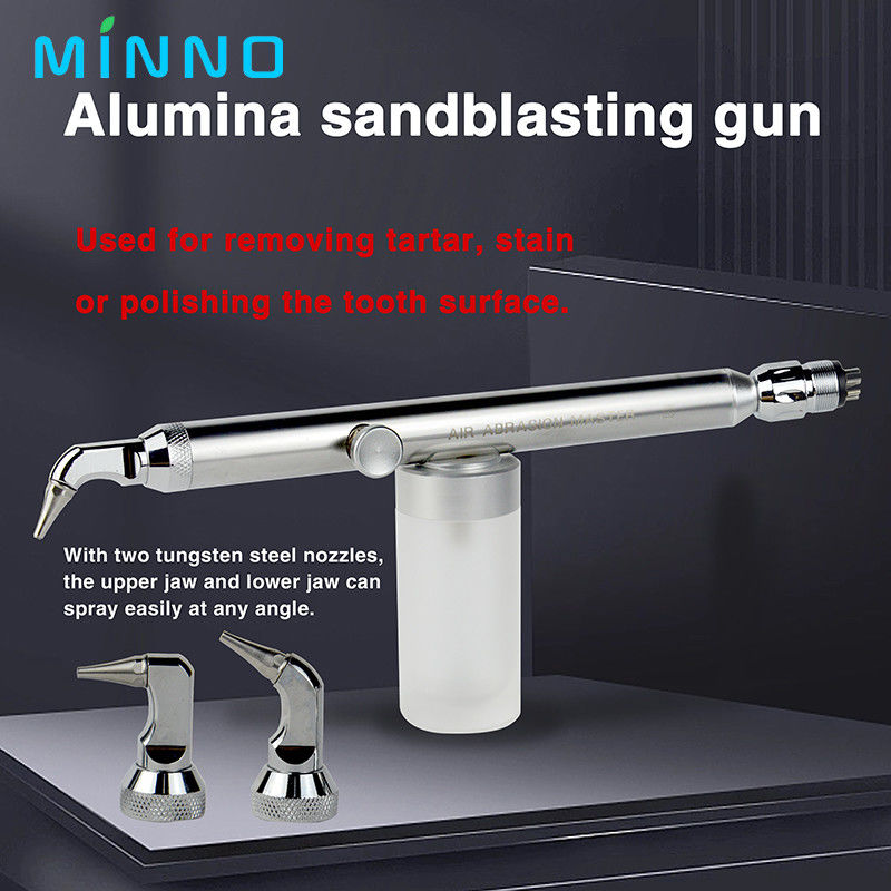 Microblaster de óxido de aluminio dental con spray de agua Microetcher de alumina pistola de arena de aire de pulido Herramientas dentales