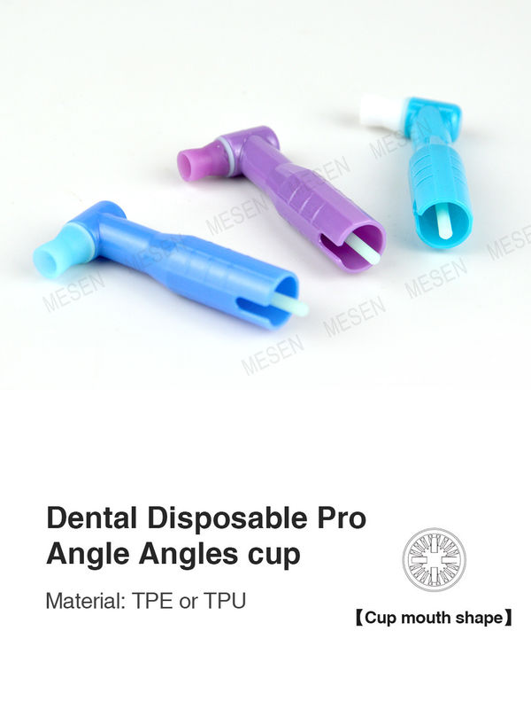 Copo dental desechable para ángulos pro-angulares Material TPE o TPU Copo dental desechable para ángulos pro-angulares suave, Copo de profilaxis