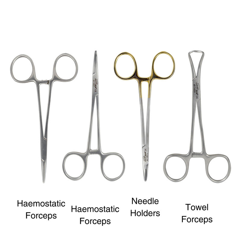 Conjunto de 26 piezas de instrumentos de implante dental importados Conjunto de operación de implantes de acero inoxidable 304 importado