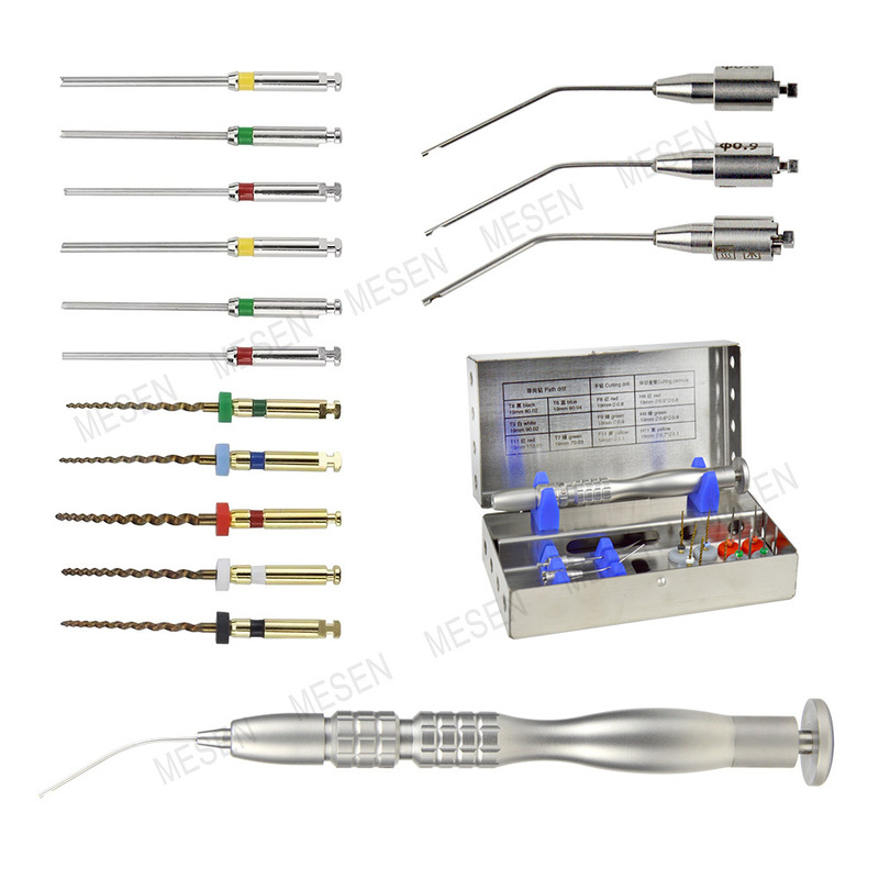 Extractor de limas de conducto radicular dental. Material de aleación de titanio y níquel. Antifatiga, resistente al desgaste y antifractura.