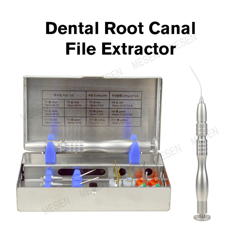 Extractor de limas de conducto radicular dental. Material de aleación de titanio y níquel. Antifatiga, resistente al desgaste y antifractura.